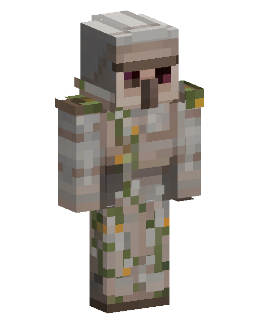 Eigener Minecraft-Ritter-Charakter in weißer Rüstung
