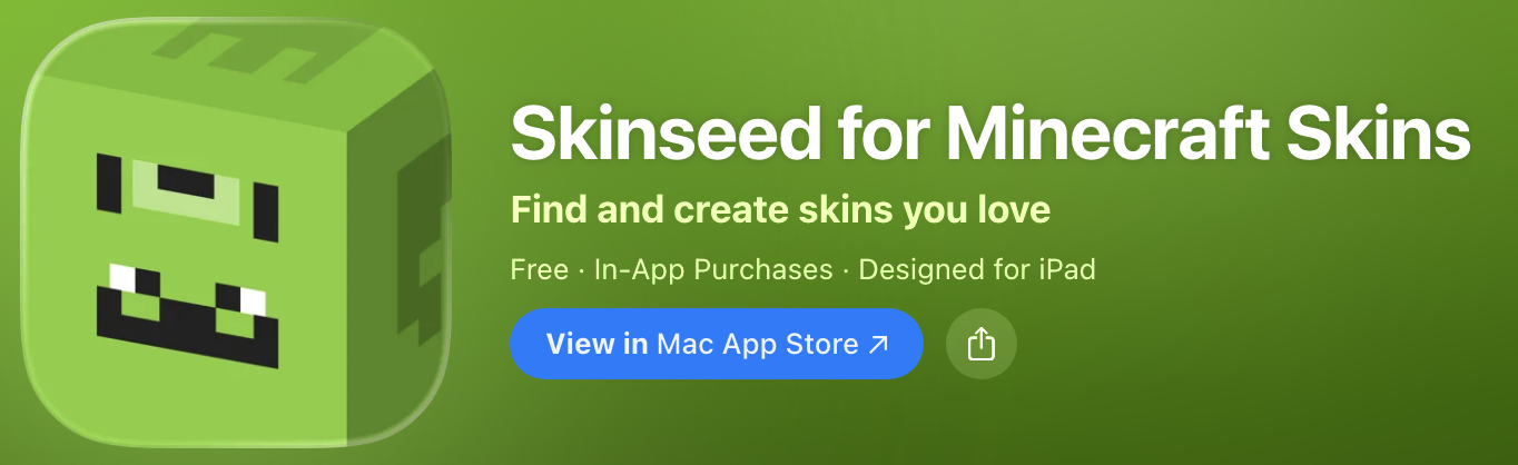 Skinseed for Minecraft Skins mobile app