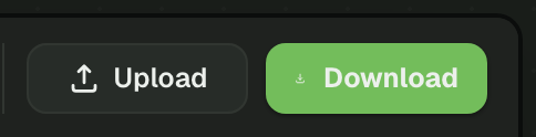 Download button in the Minecraft Skin Editor toolbar.
