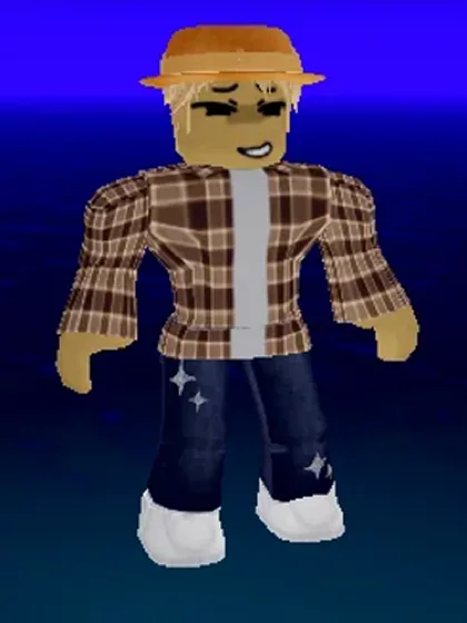 Roblox avatar converted into a Minecraft skin