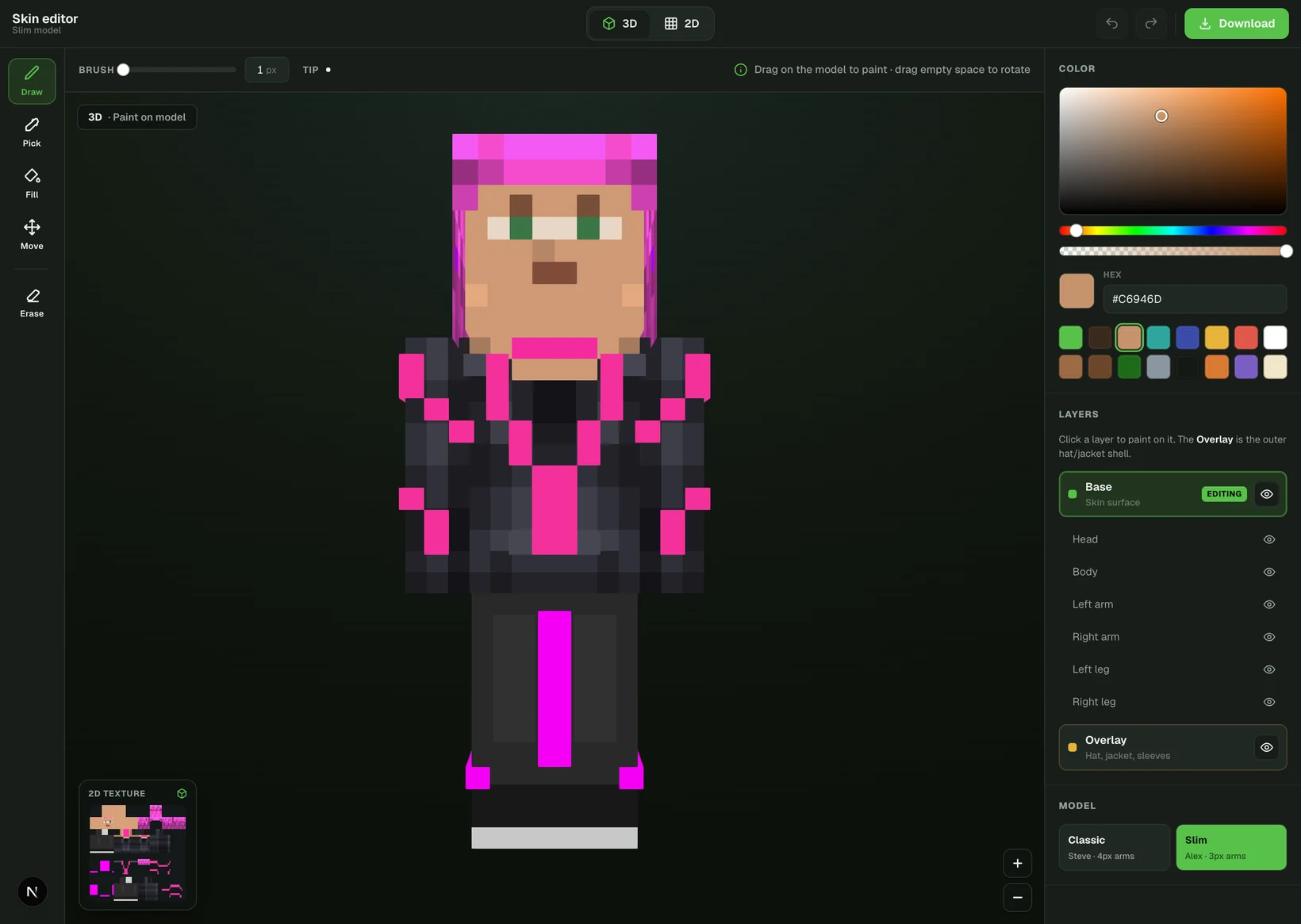Photo2Skin - AI Minecraft Skin Generator for iPhone & Web